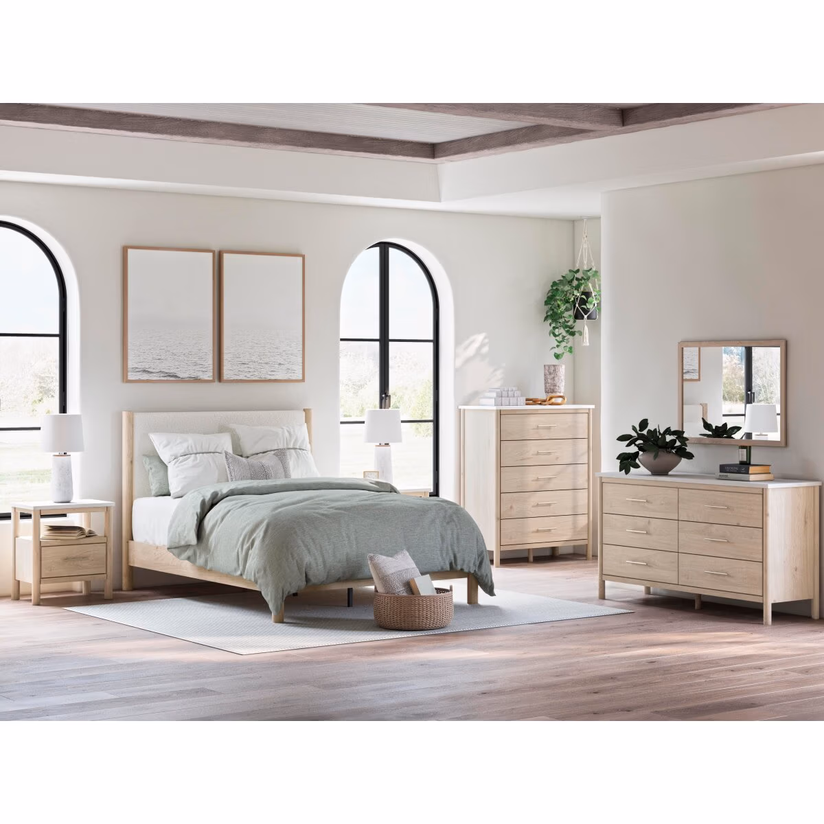 Cadmori Queen Panel Bed, Dresser, Mirror and Nightstand - Image 19