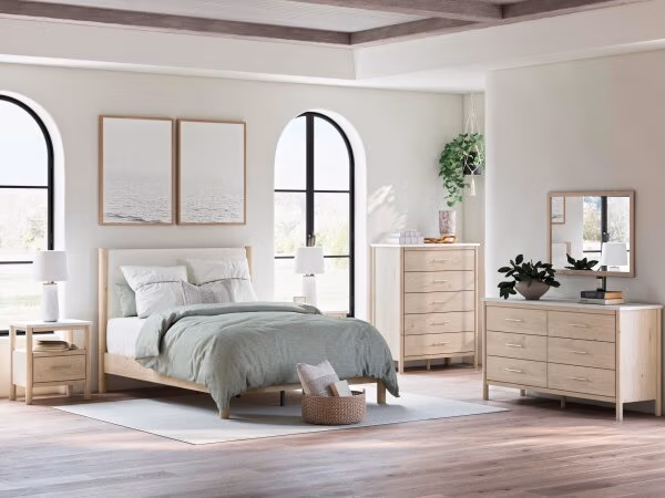 Cadmori Queen Panel Bed, Dresser, Mirror and Nightstand - Image 19