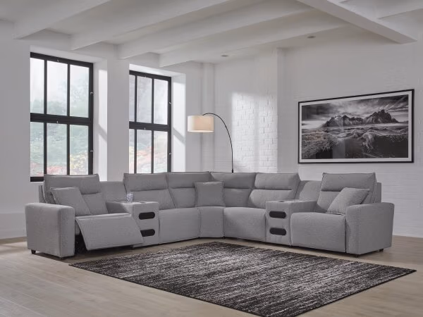 Modmax II 7-Piece Power Reclining Sectional with Audio Consoles - Image 3