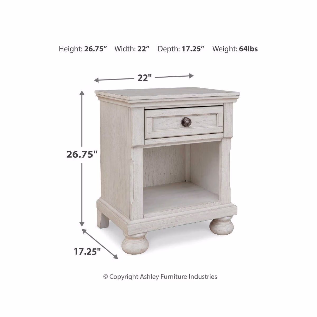 Robbinsdale Twin Storage Bed, Dresser, Mirror and Nightstand - Image 14
