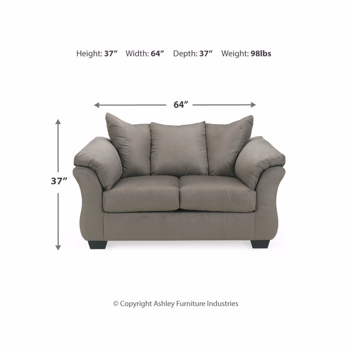 Darcy Loveseat - Image 4