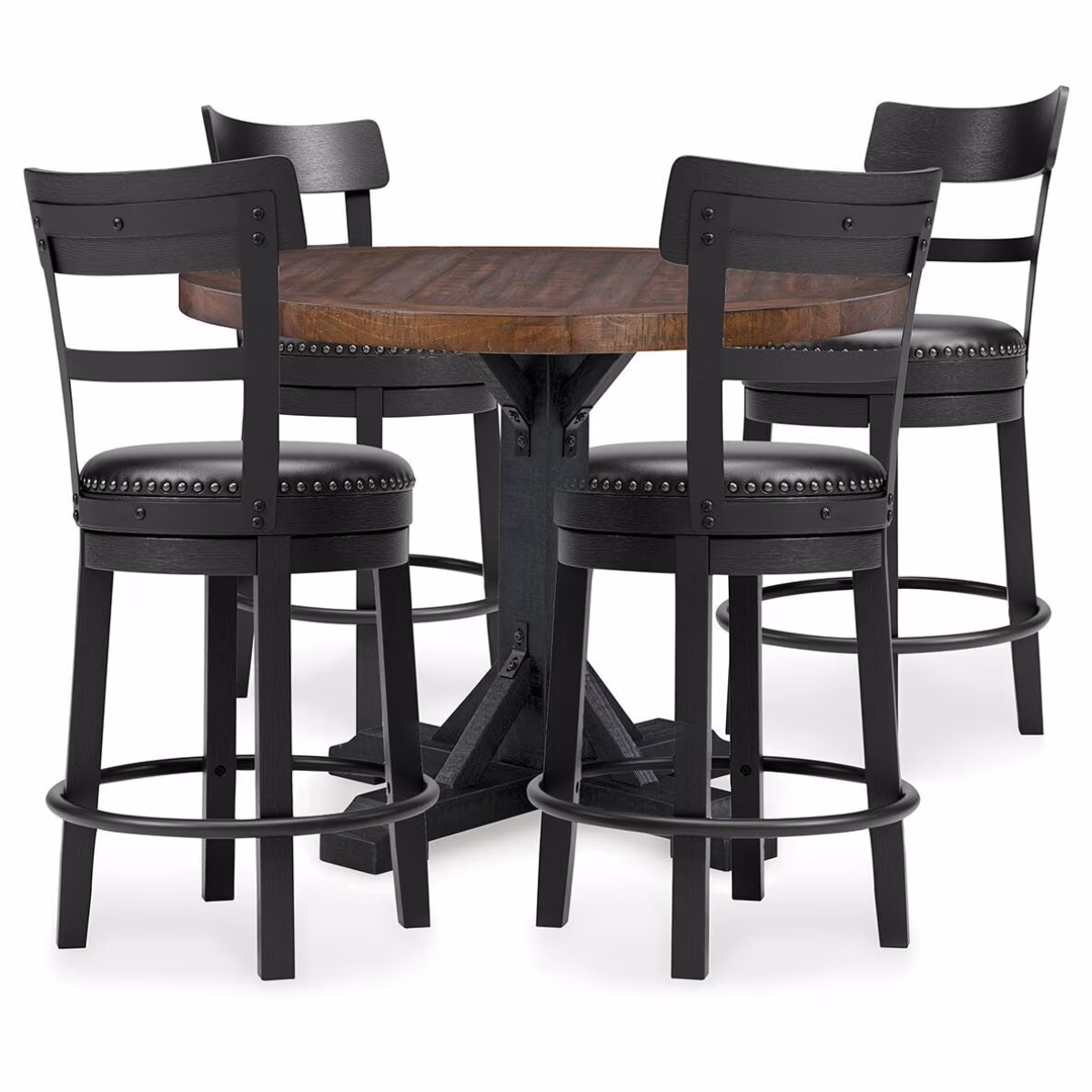 Valebeck Counter Height Table and 4 Barstools - Image 2