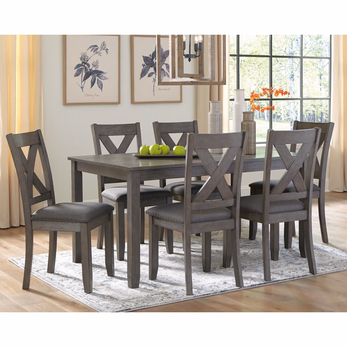 Caitbrook Dining Table and Chairs (Set of 7) - Image 3