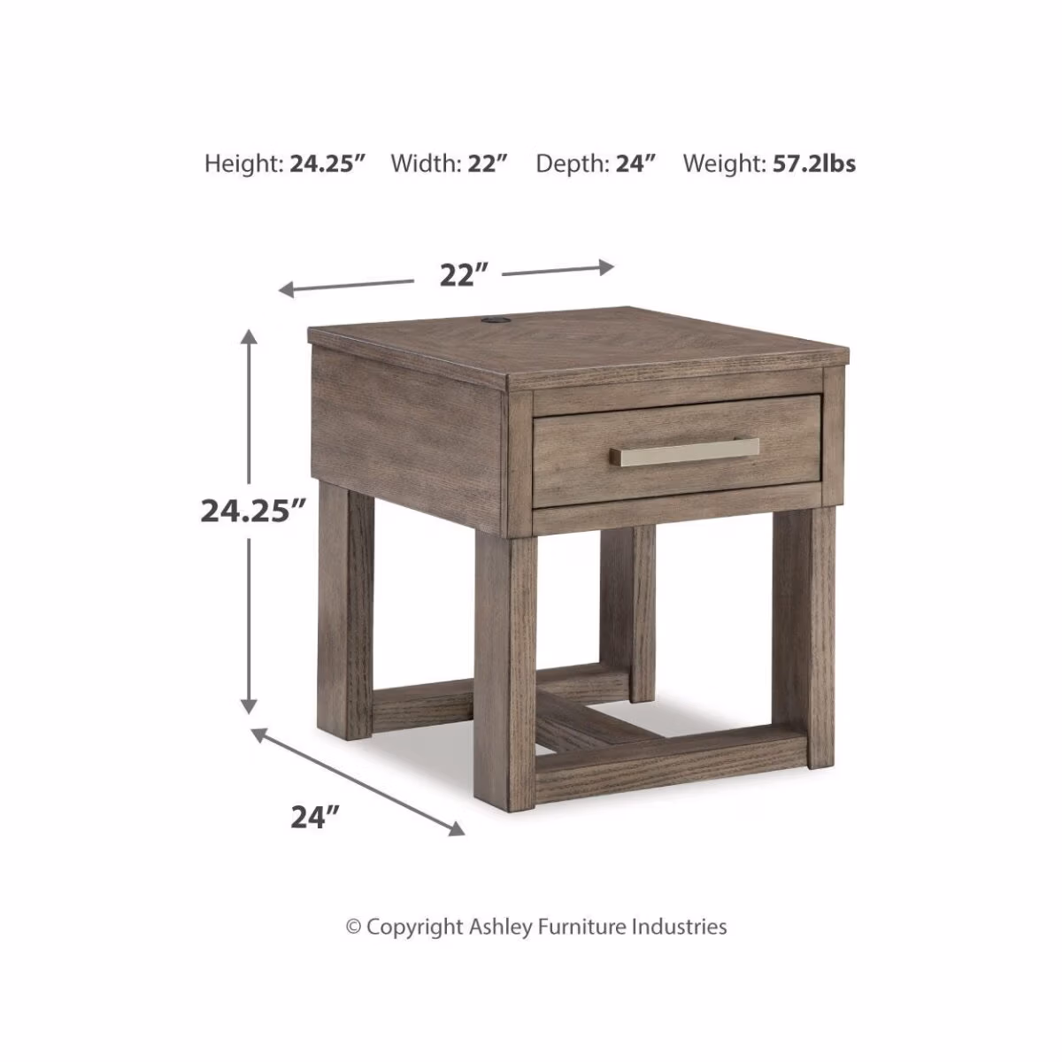 Loyaska Lift-top Coffee Table and 2 End Tables - Image 12
