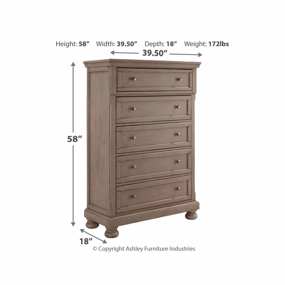 Lettner Chest of Drawers - Image 5