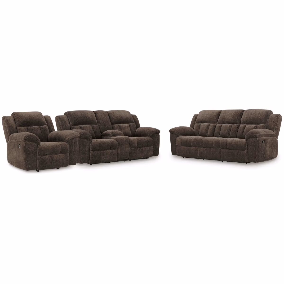 Frohn Reclining Sofa, Loveseat and Recliner - Image 2