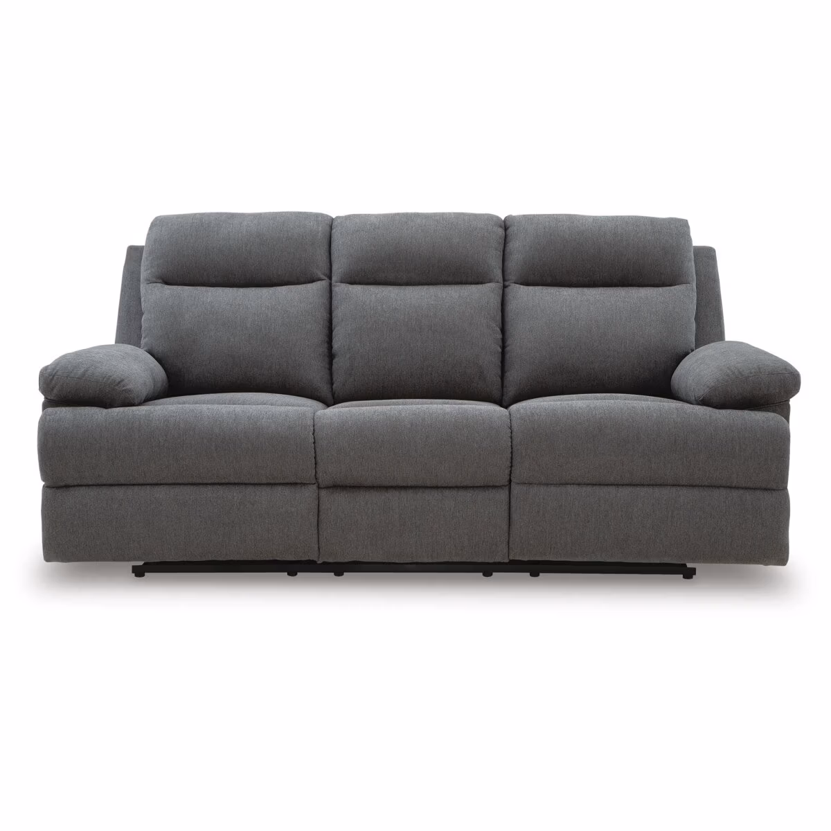 Side-Swipe Reclining Sofa with Drop Down Table - Image 5