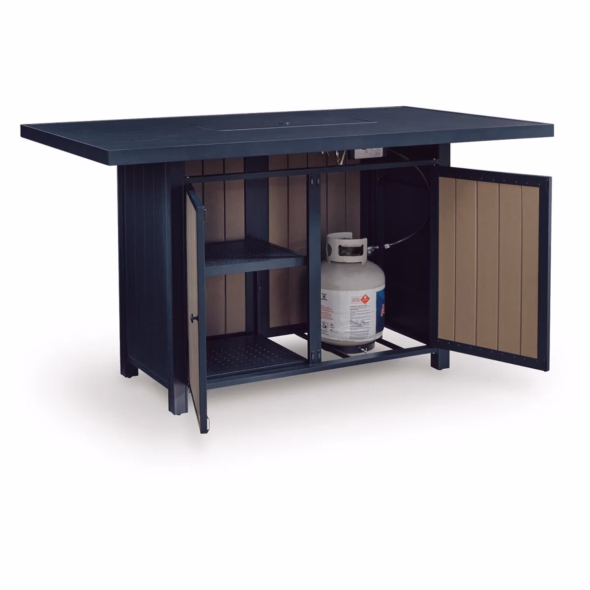 East Beach Outdoor Bar Table with Fire Pit - Image 6