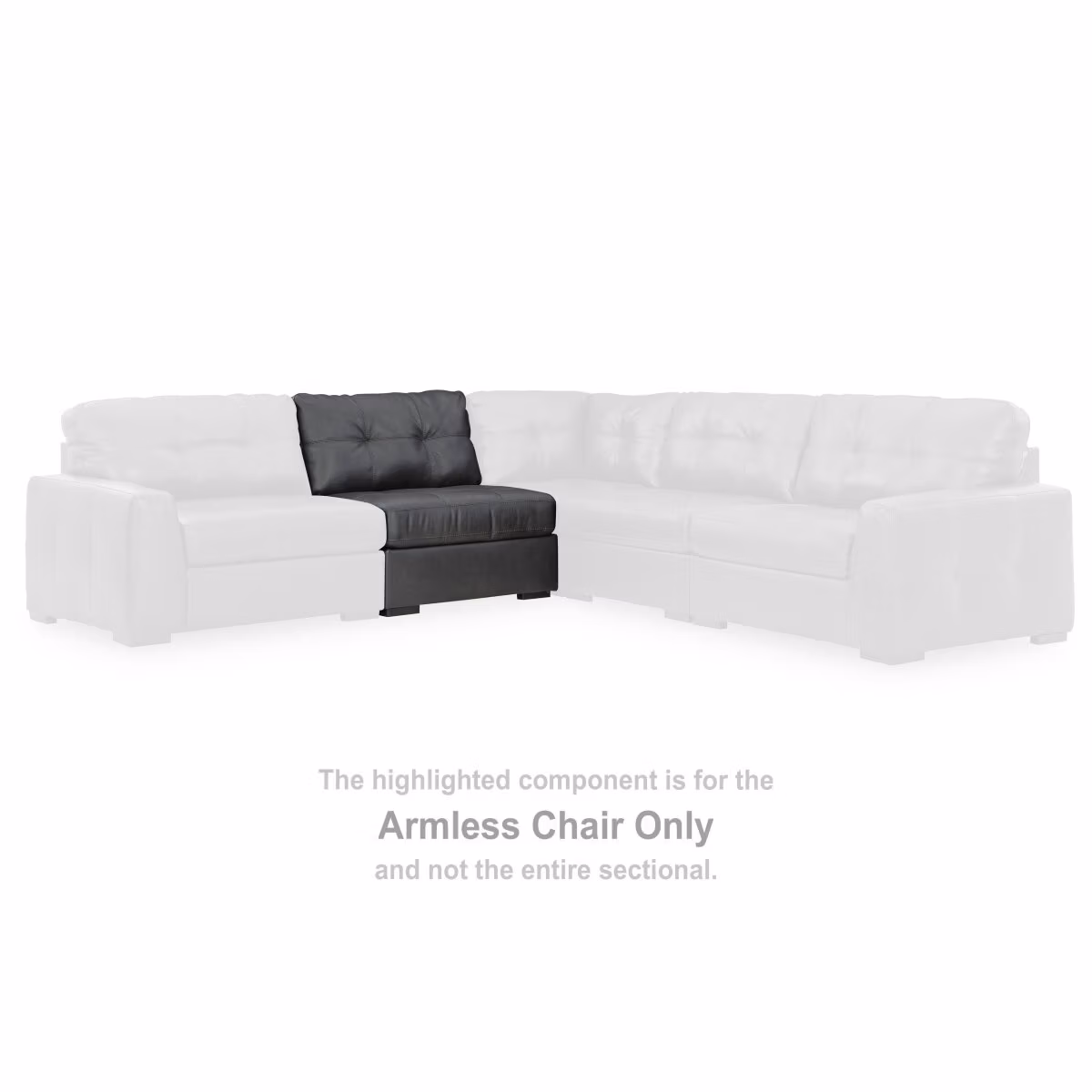 Brindley Pier Armless Chair - Image 3