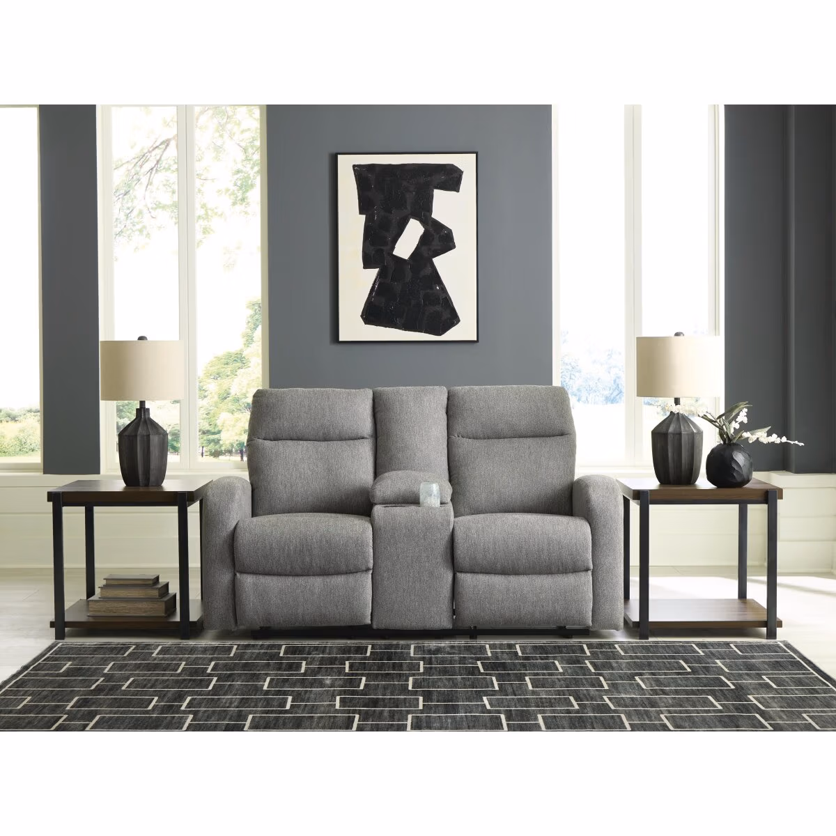 Gauntlet Reclining Loveseat with Console - Image 3