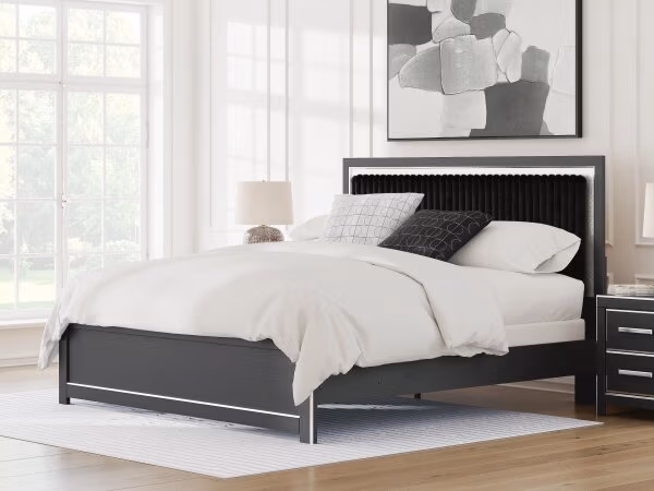 Zuraleus King Upholstered Panel Bed - Image 3