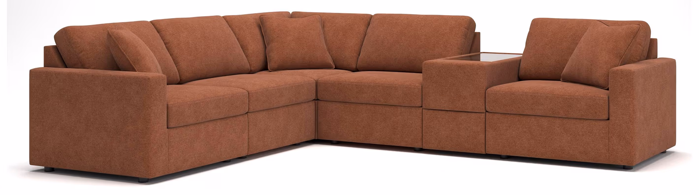 ef5dbcdbc3016525c1952957ac3bcb30 Modmax 6-Piece Sectional - Image 1