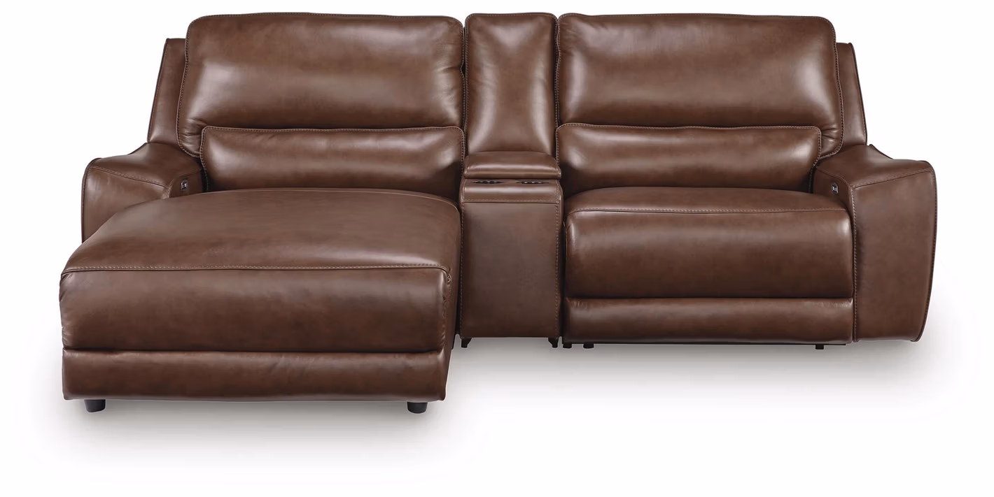 DeepWakes 3-Piece Power Reclining Sectional with Chaise