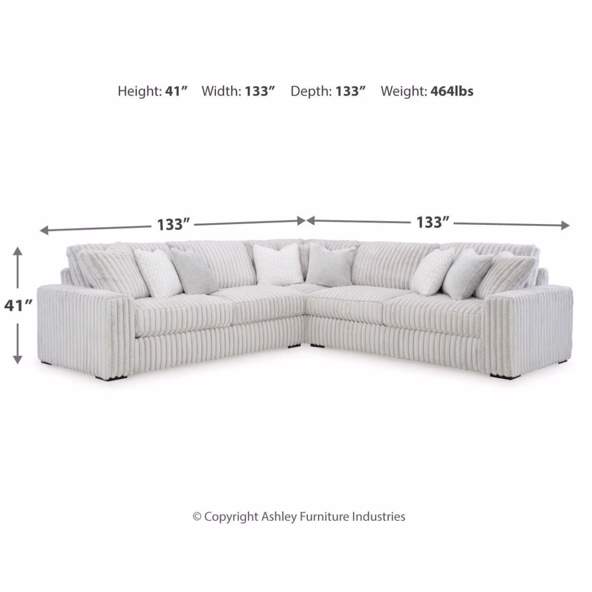 Stupendous 3-Piece Sectional - Image 5