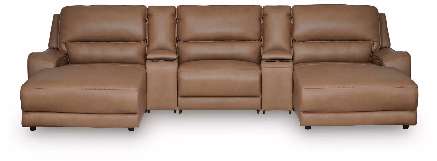 DeepWakes 5-Piece Power Reclining Sectional with Chaise