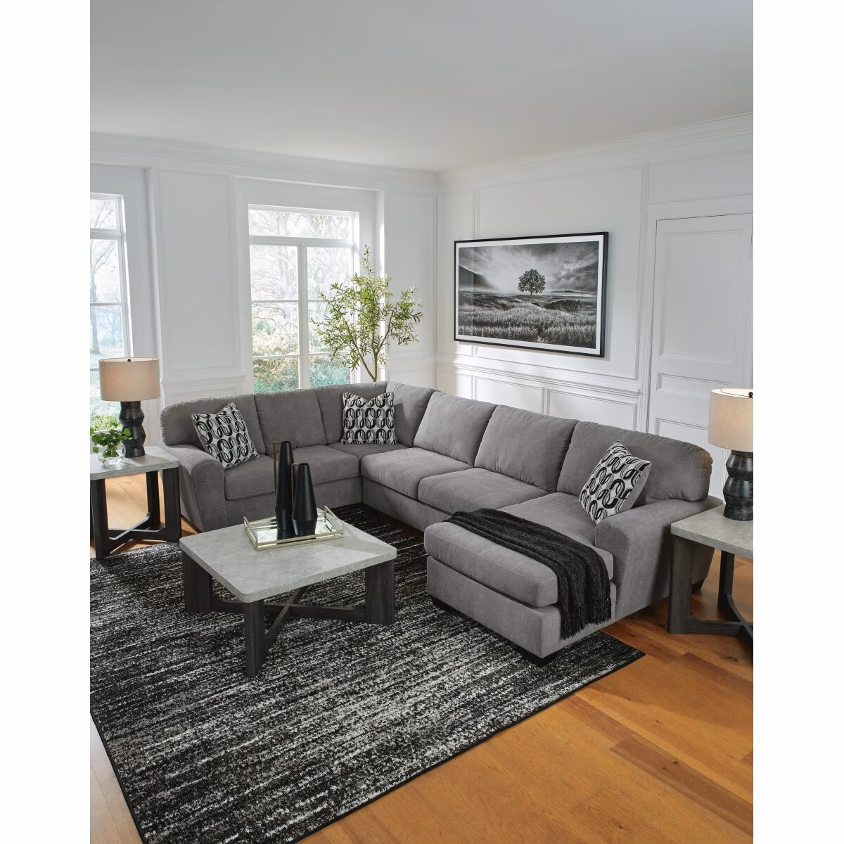 Birkdale Court 3-Piece Sectional with Chaise - Image 4