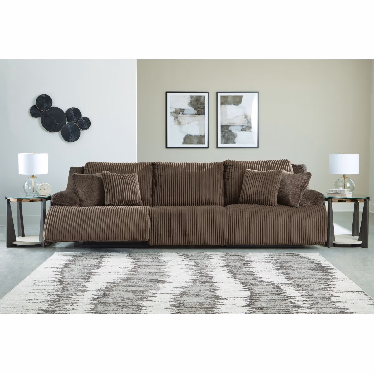 Top Tier 3-Piece Reclining Sectional Sofa - Image 4