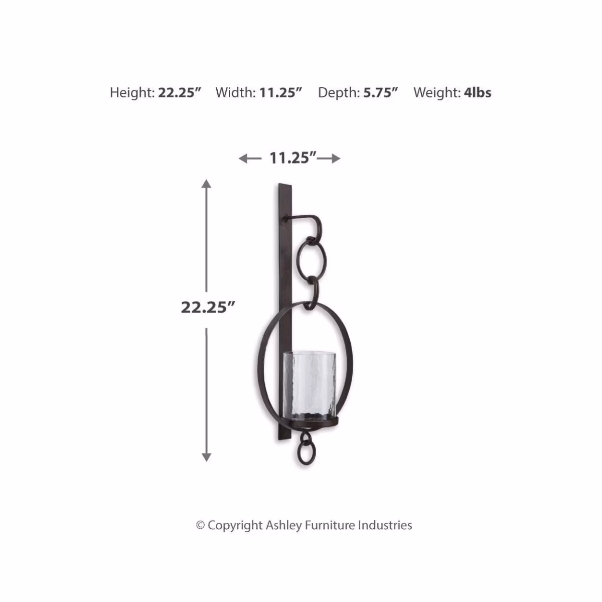 Ogaleesha Wall Sconce - Image 4