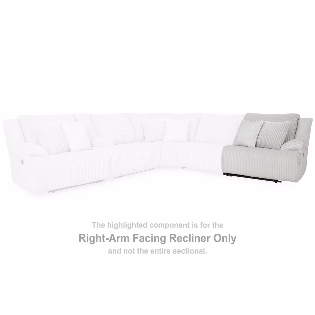 Top Tier Right-Arm Facing Recliner - Image 3