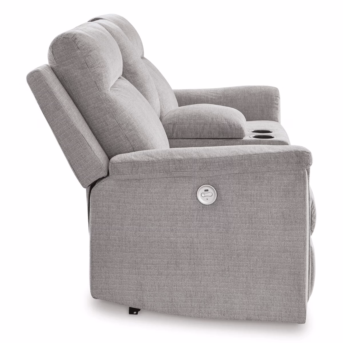 Barnsana Power Reclining Loveseat with Console - Image 7