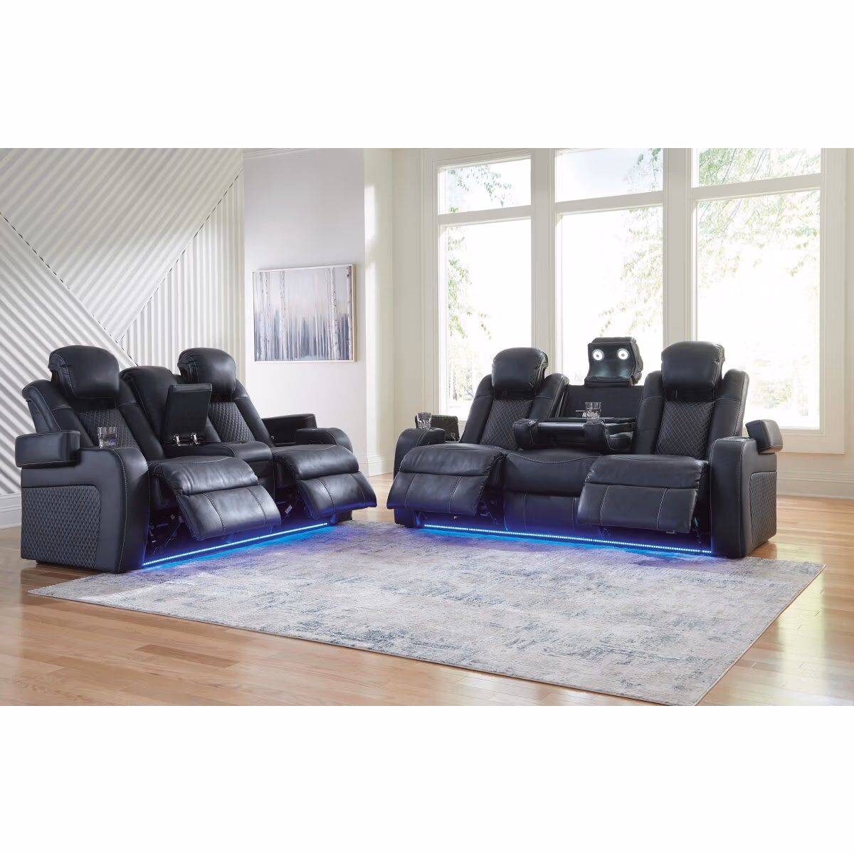 Fyne-Dyme Power Reclining Sofa and Loveseat - Image 5