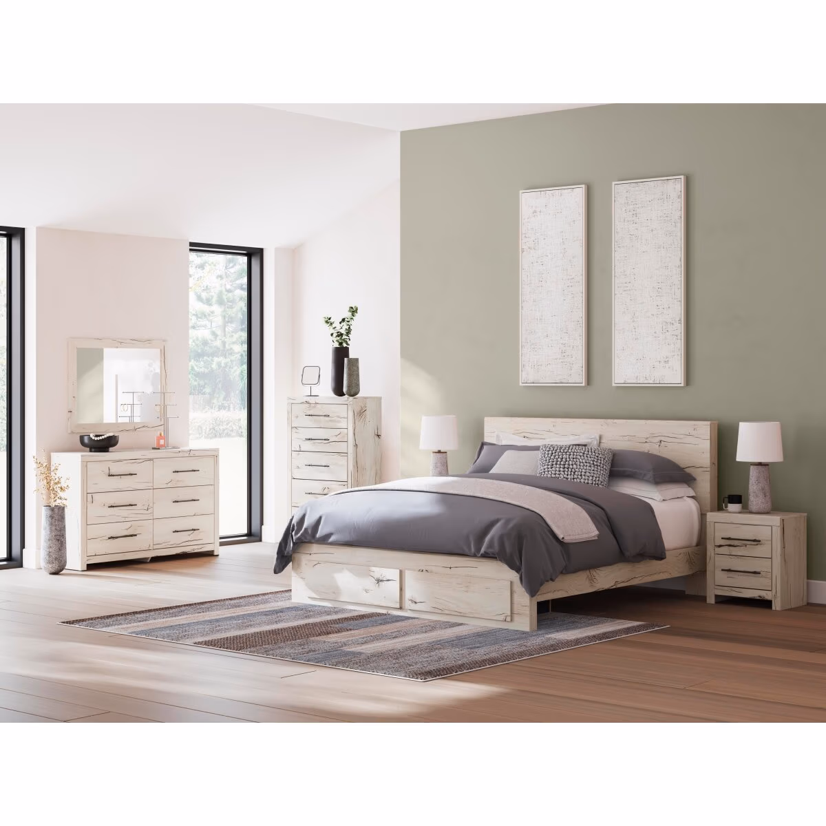 Lawroy King Panel Storage Bed - Image 11