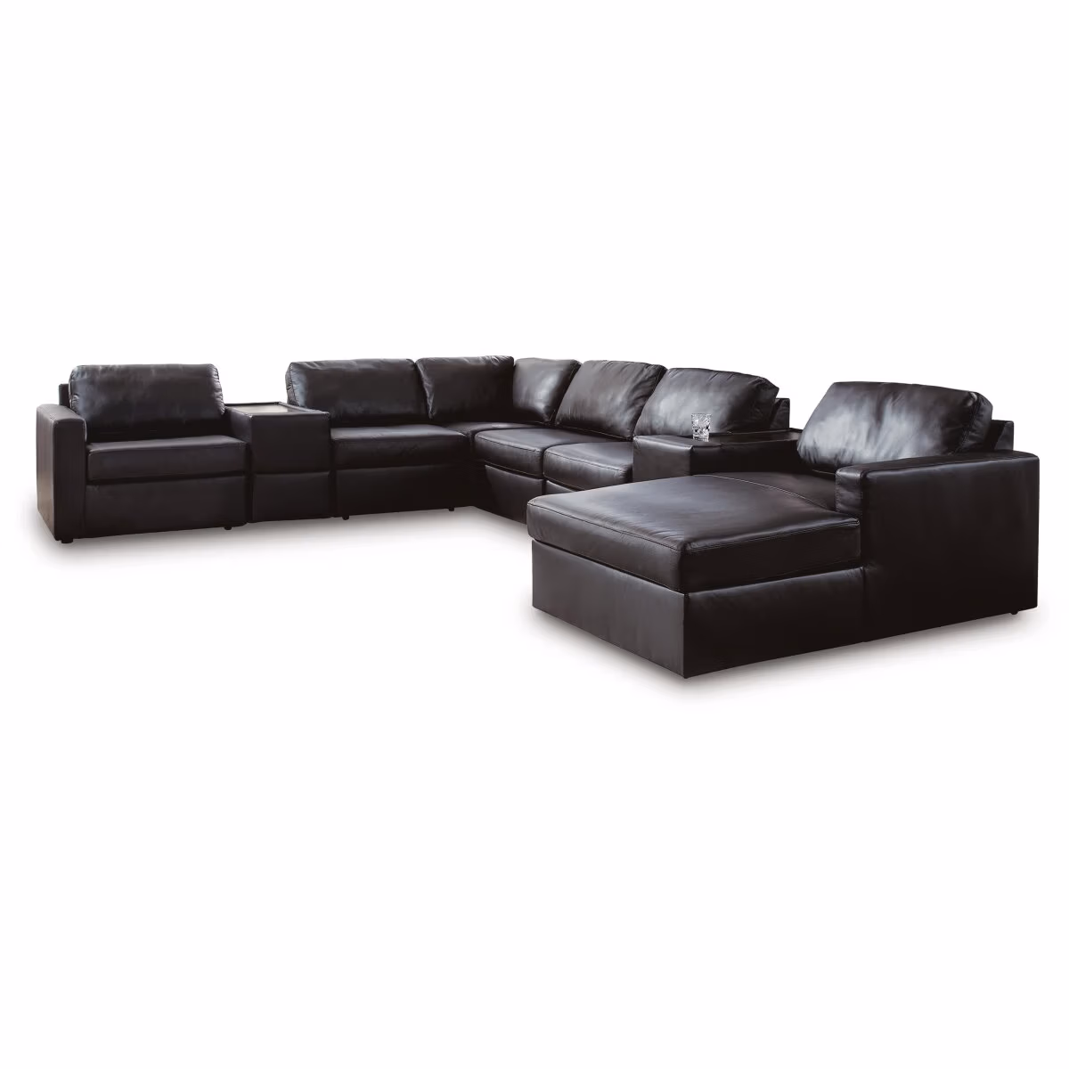 Modmax II 8-Piece Sectional with Chaise and Storage Consoles - Image 2