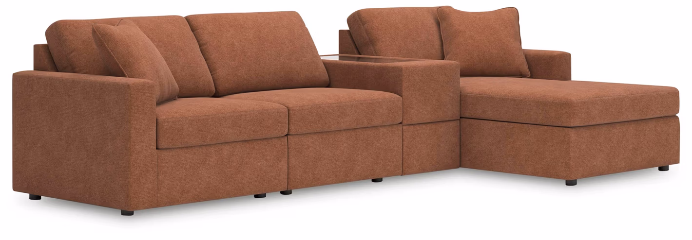 f64361e84380326dcbd5bc872166b459 Modmax 4-Piece Sectional with Chaise - Image 1