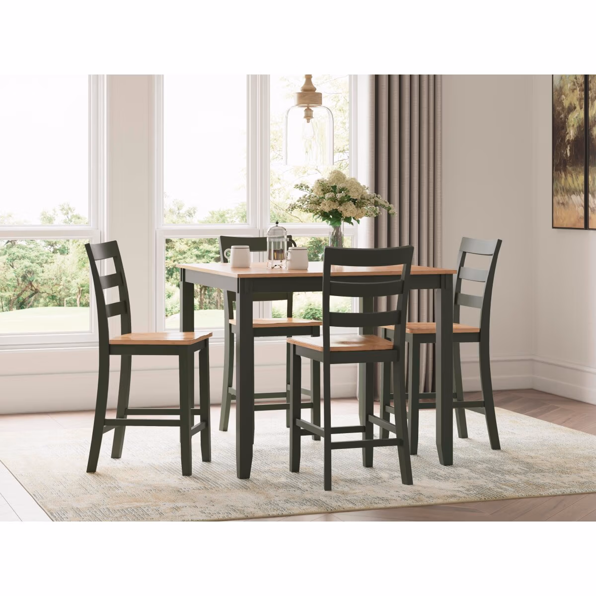 Gesthaven Counter Height Dining Table and 4 Barstools (Set of 5) - Image 3