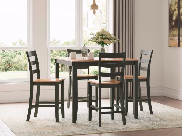 Gesthaven Counter Height Dining Table and 4 Barstools (Set of 5) - Image 3
