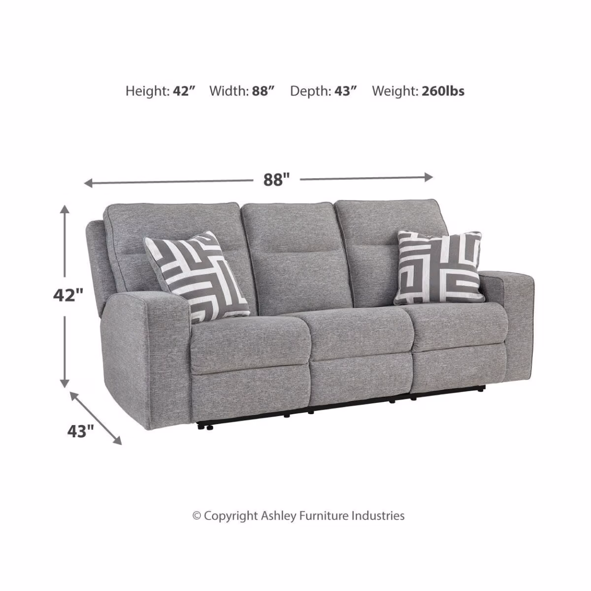 Biscoe Power Reclining Sofa, Loveseat and Recliner - Image 19