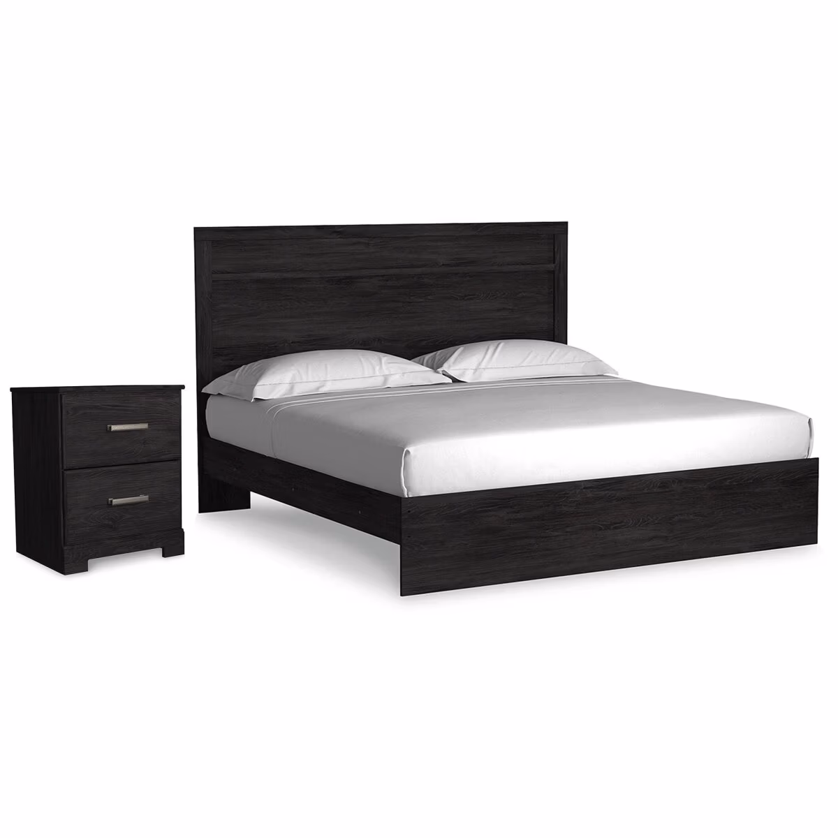 Belachime King Panel Bed and Nightstand - Image 2
