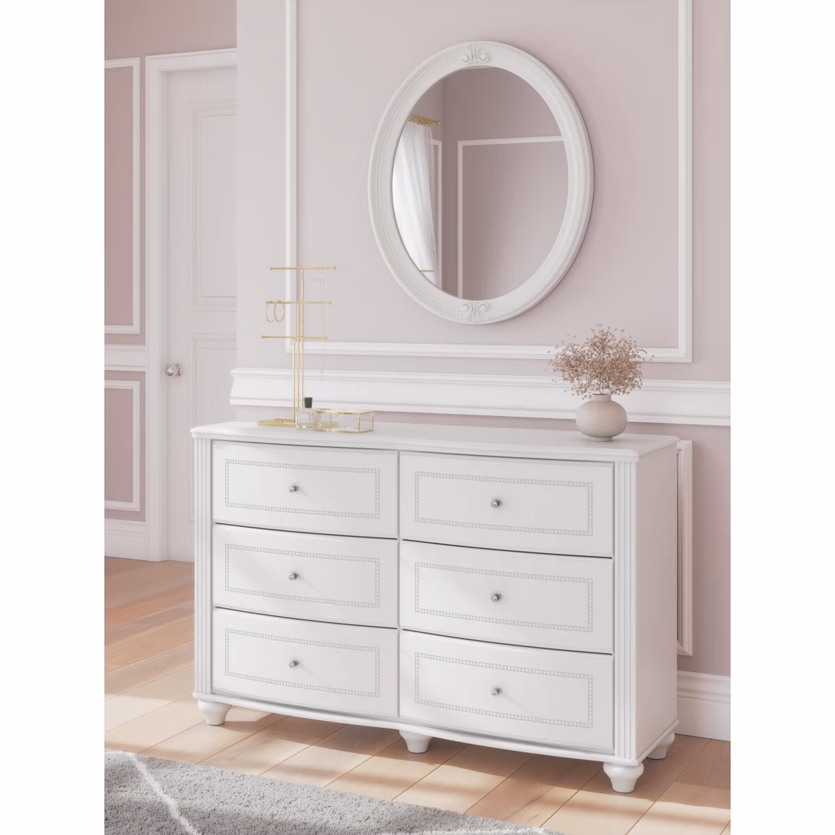 Kozlani Dresser and Mirror - Image 3