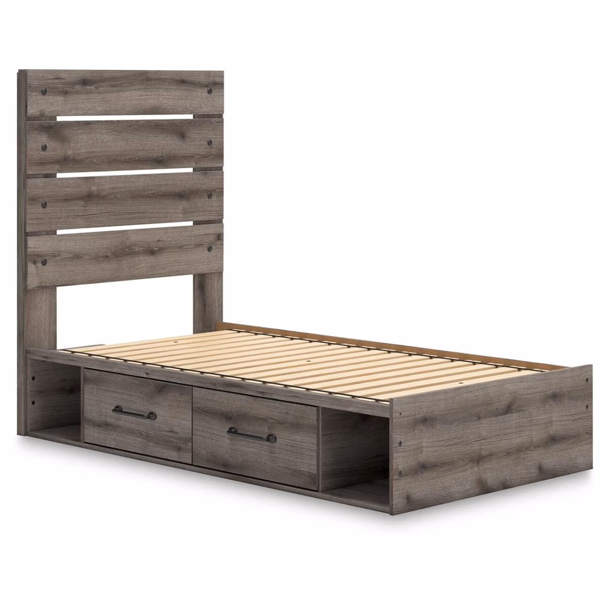 Graystorm Twin Panel Storage Bed - Image 6