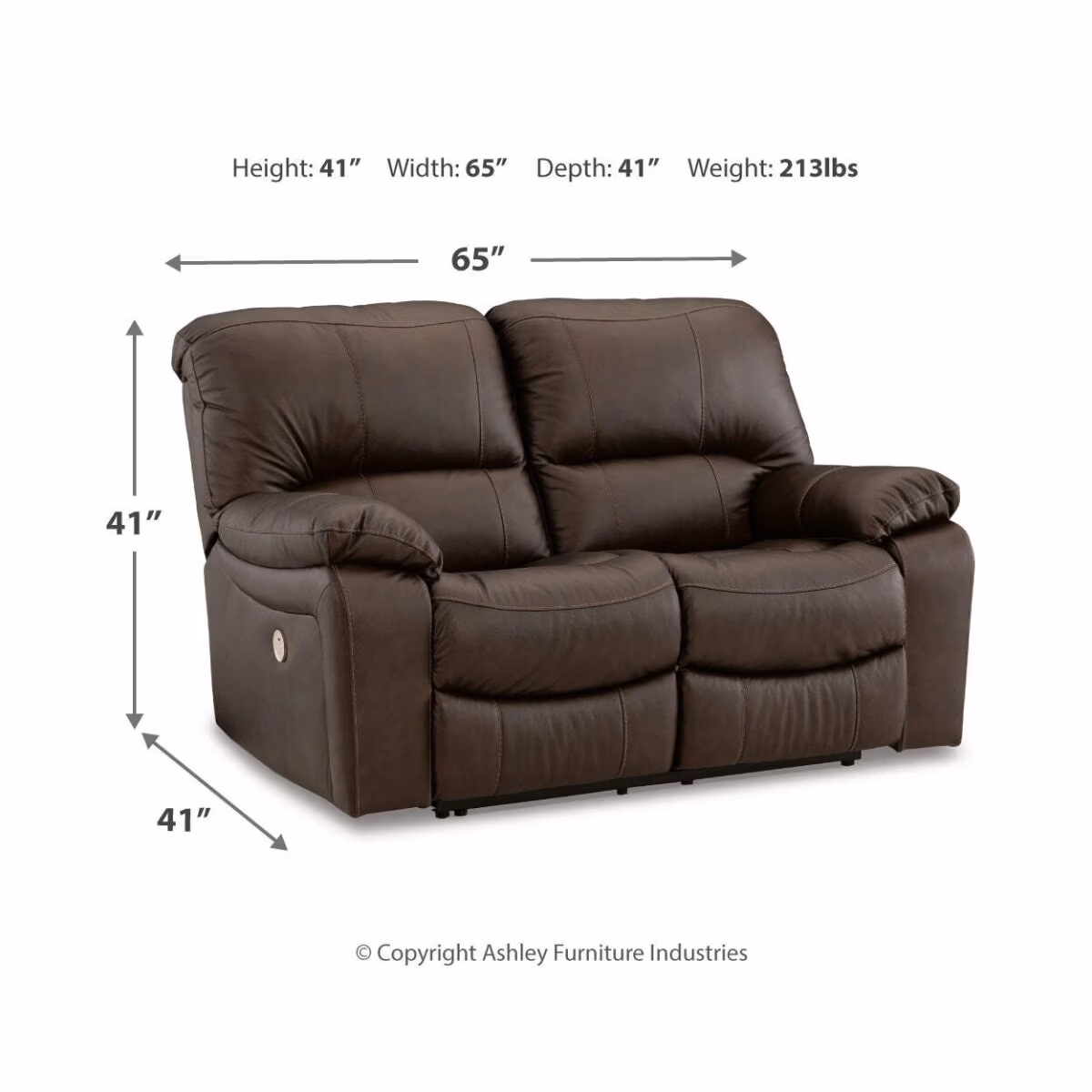 Leesworth Power Reclining Sofa, Loveseat and Recliner - Image 20