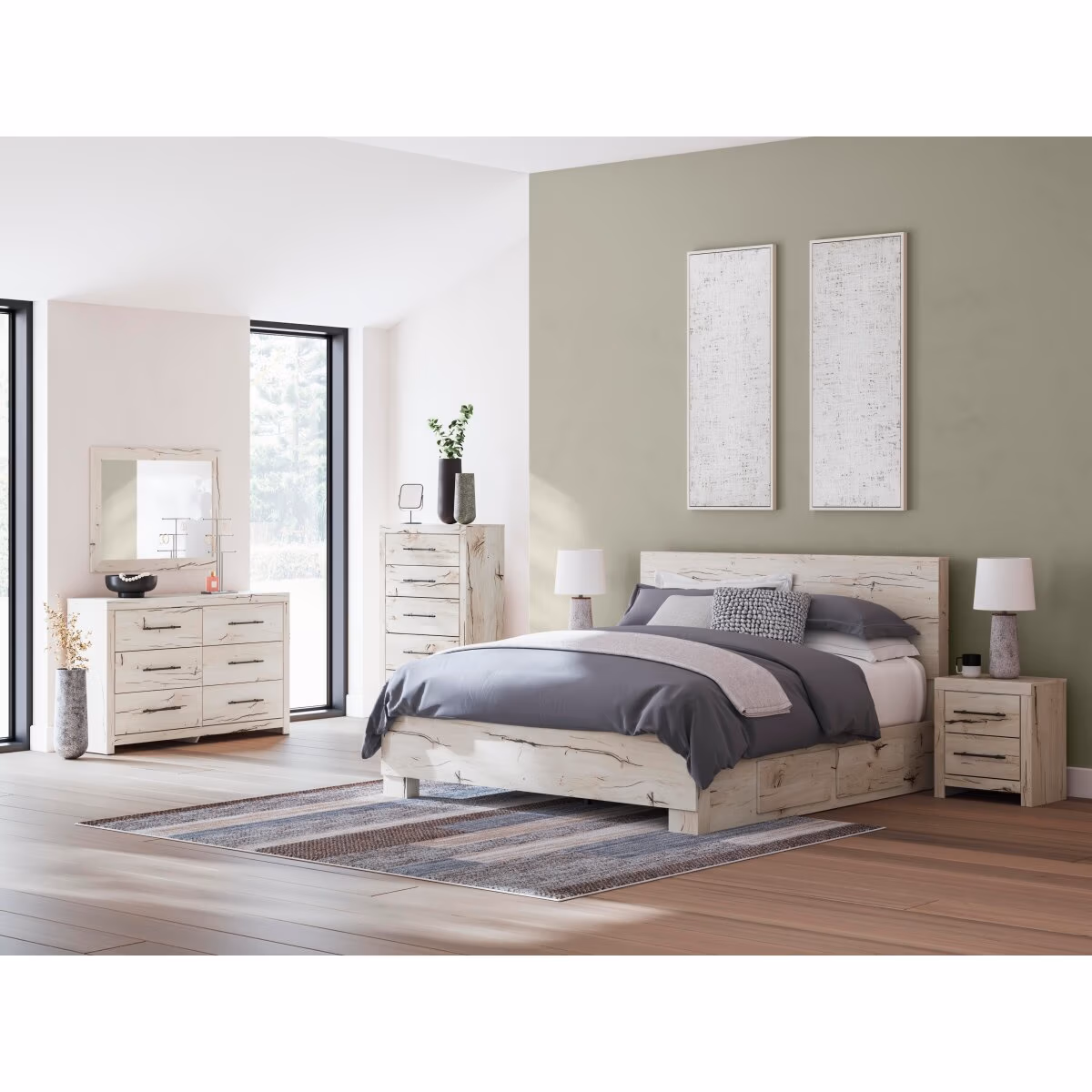 Lawroy King Panel Bed with Storage - Image 11