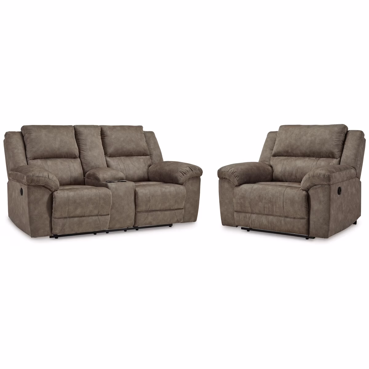 Laresview Reclining Loveseat and Oversized Recliner - Image 2