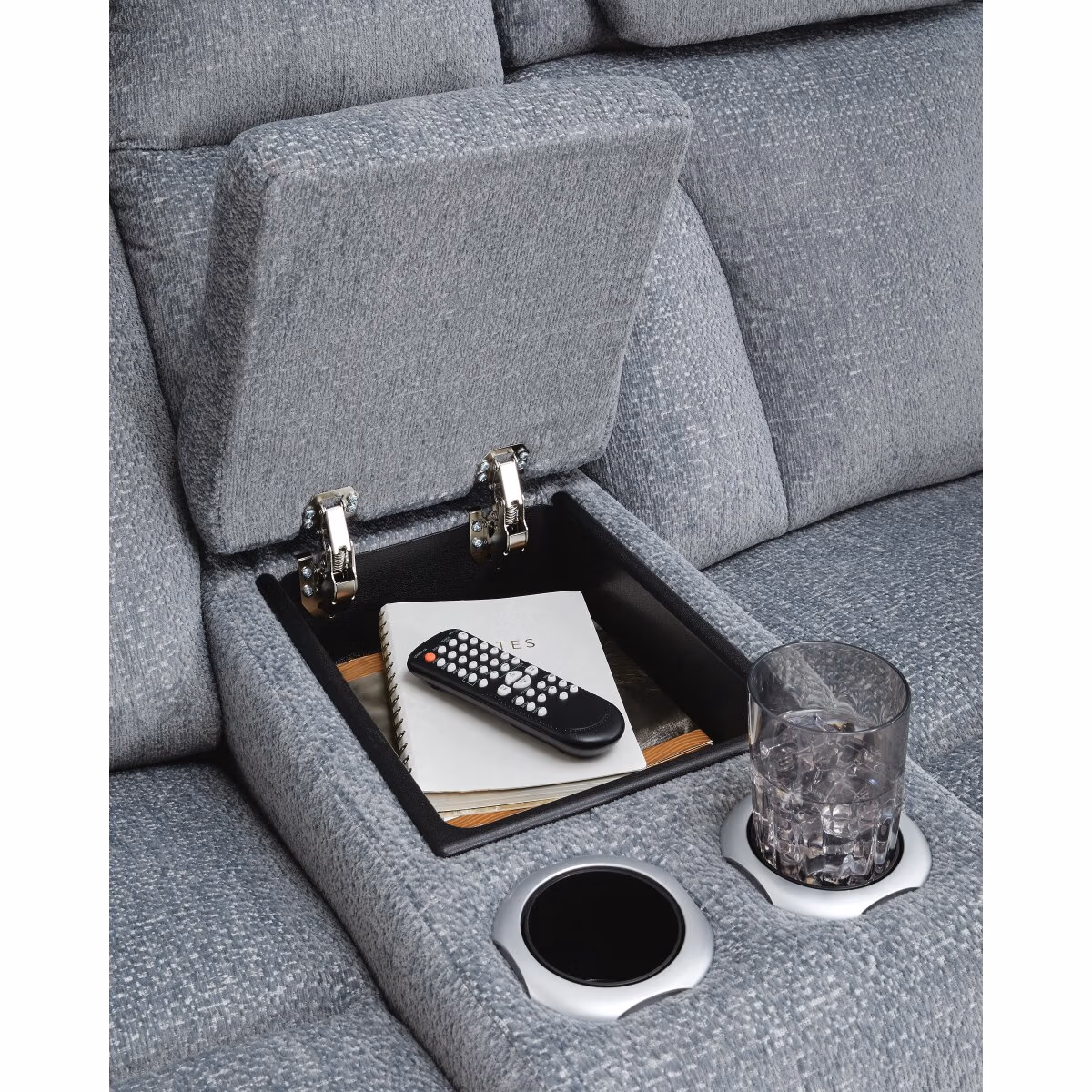 Studio Cave Power Reclining Loveseat with Console - Image 9