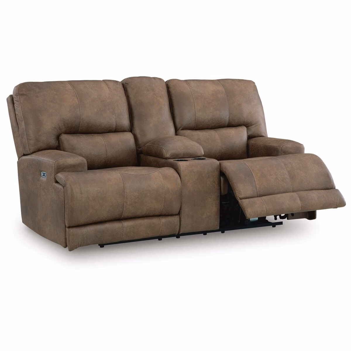 Beckley Place Power Reclining Loveseat with Console - Image 4