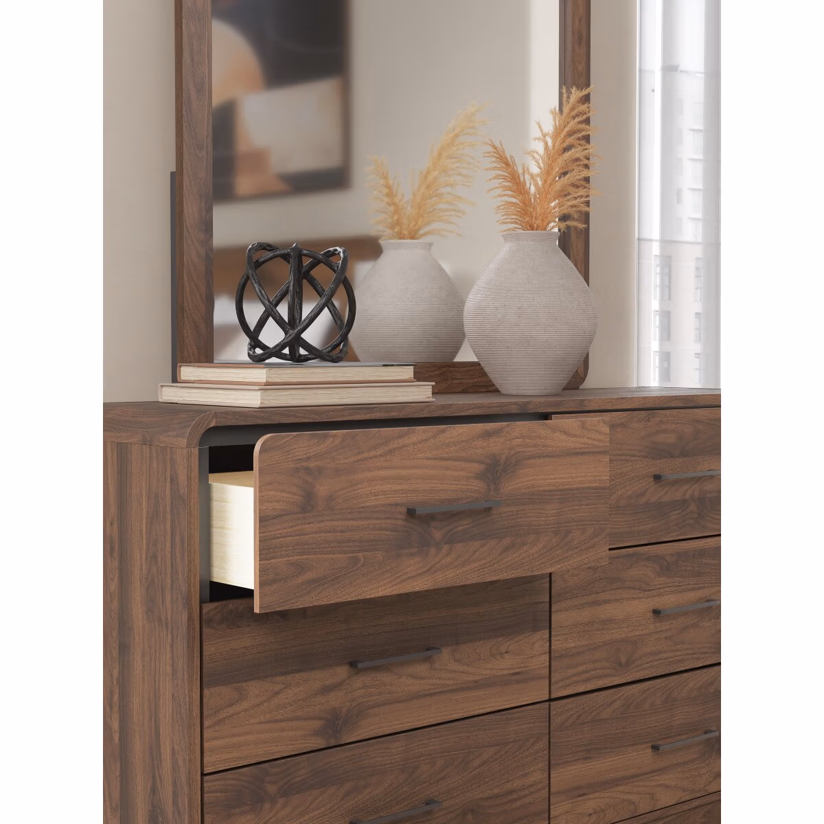 Fortlorn King Panel Bed, Dresser and Nightstand - Image 26