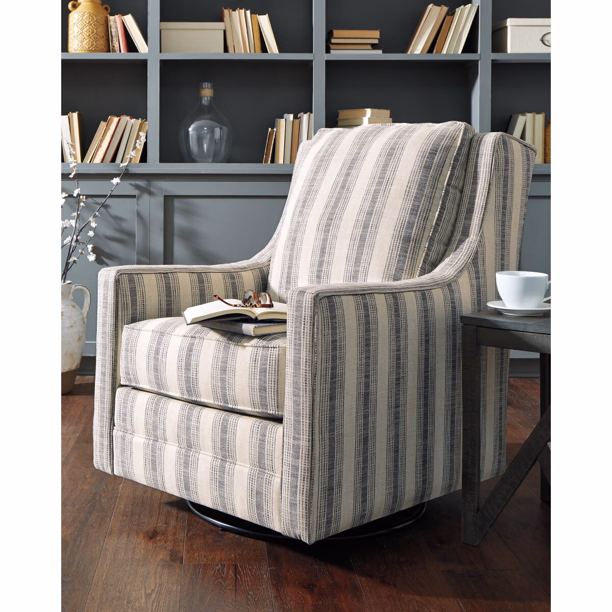Kambria Swivel Glider Accent Chair - Image 3