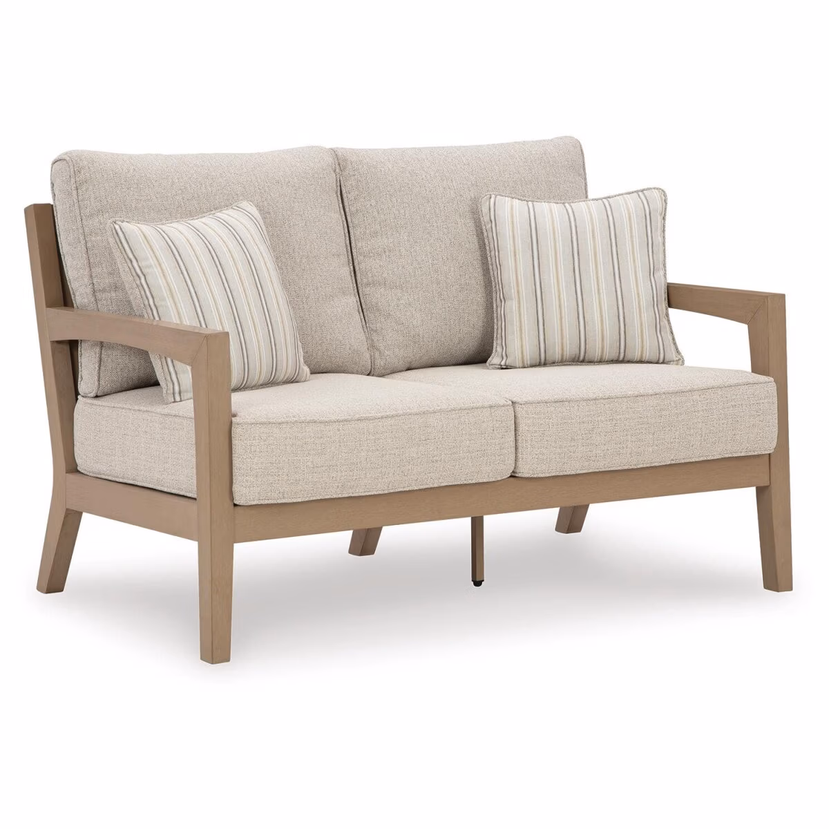 Hallow Creek Outdoor Loveseat with Cushion - Image 2