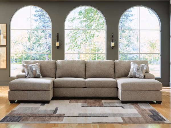 Newellen 3-Piece Sectional with Double Chaise - Image 3