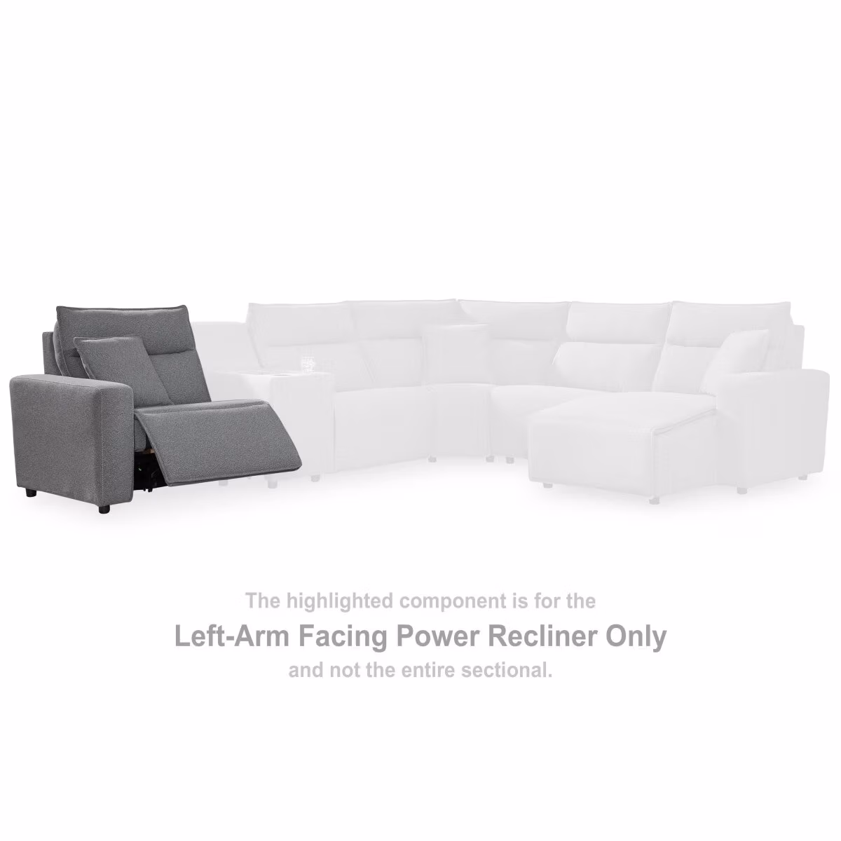 Modmax II Left-Arm Facing Power Recliner - Image 3