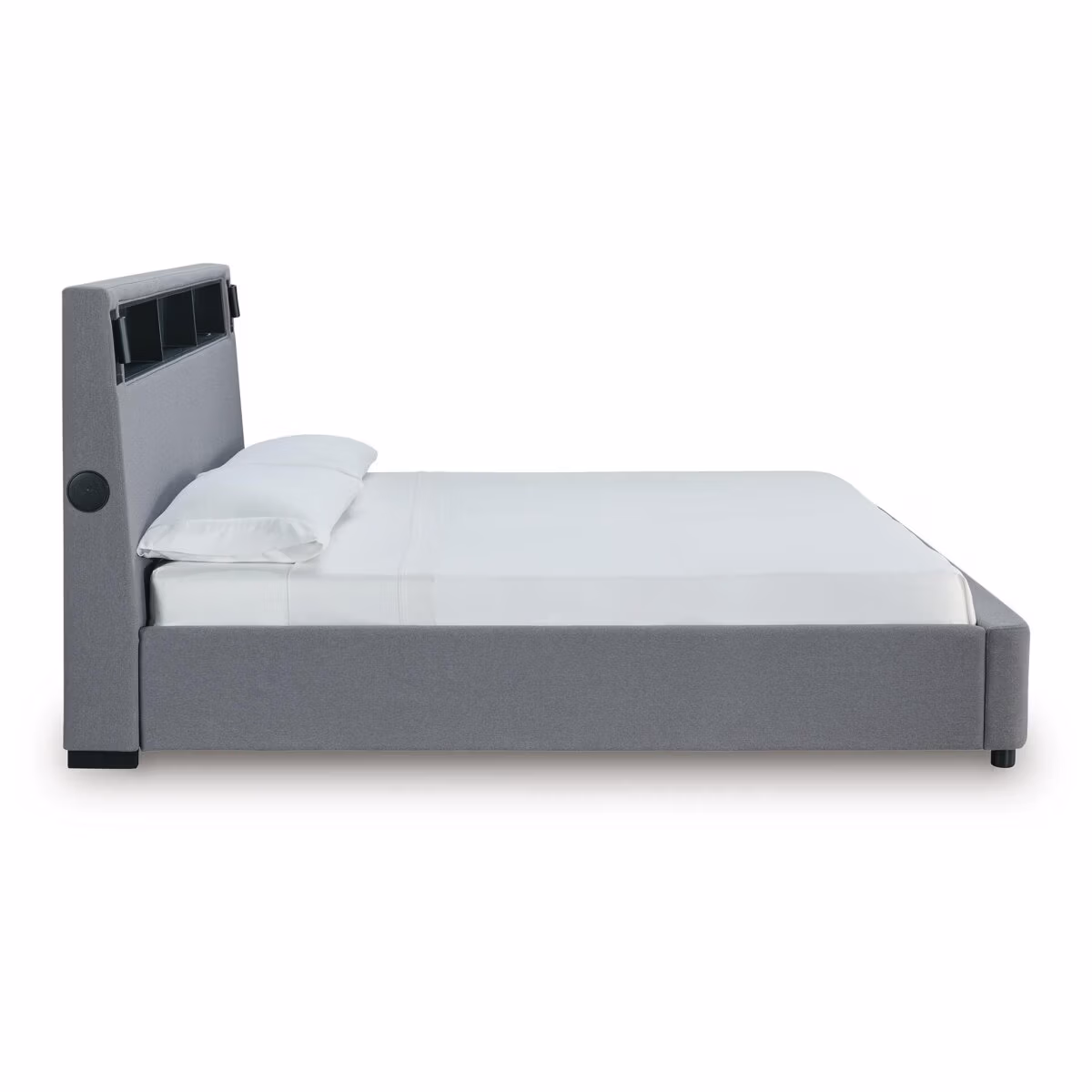 Finigale King Upholstered Bed with Wireless Audio - Image 9