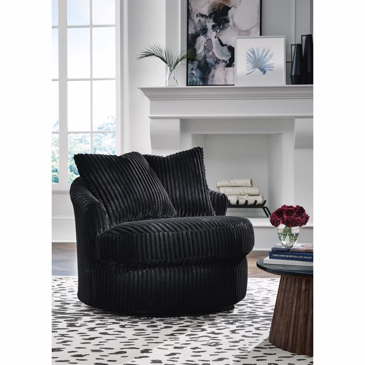 Gramwell Swivel Accent Chair - Image 3