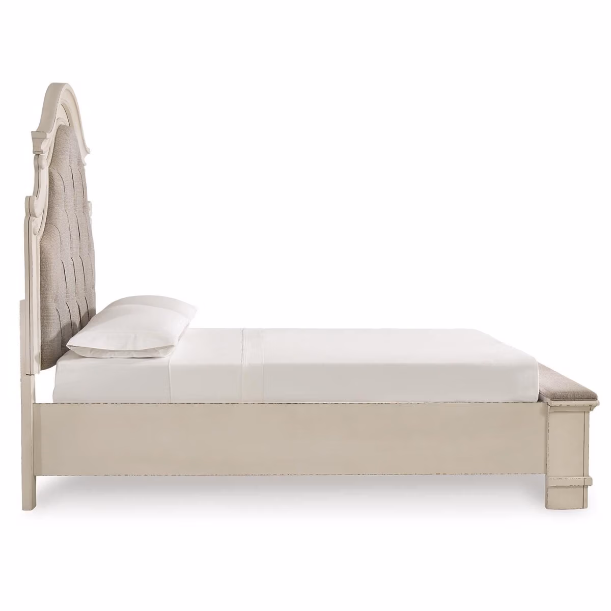 Realyn Queen Upholstered Bed, Dresser, Mirror, Chest and Nightstand - Image 7