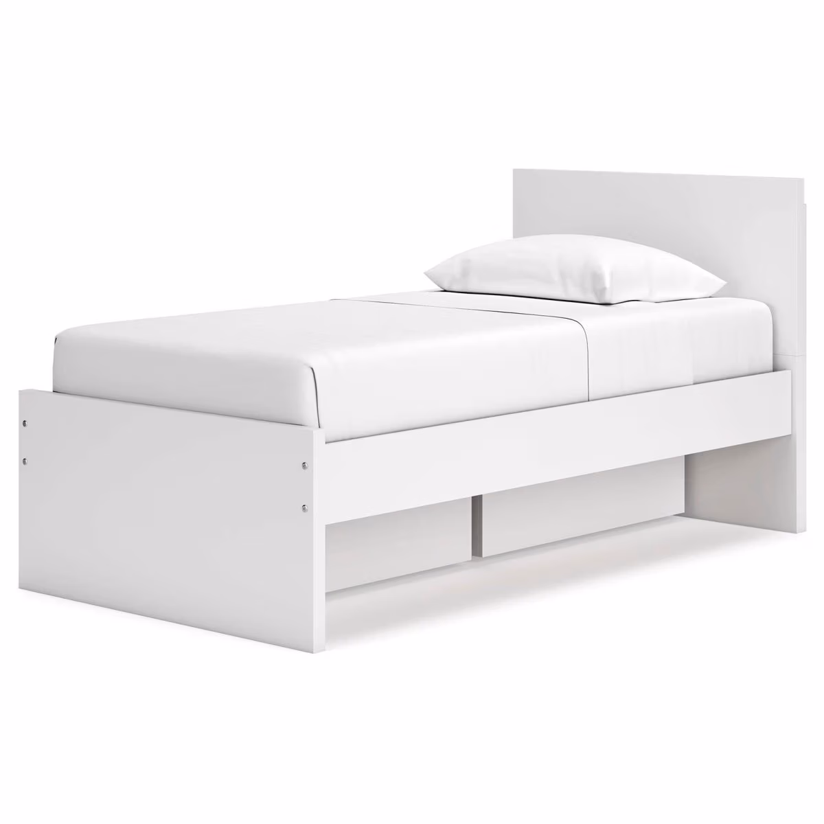 Onita Twin Panel Platform Bed with 1 Side Storage - Image 5