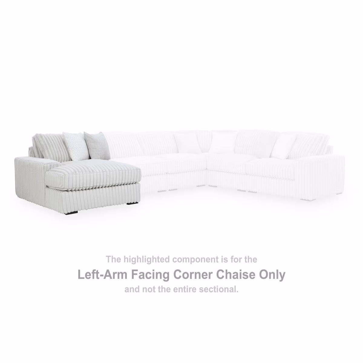 Stupendous Left-Arm Facing Corner Chaise - Image 3