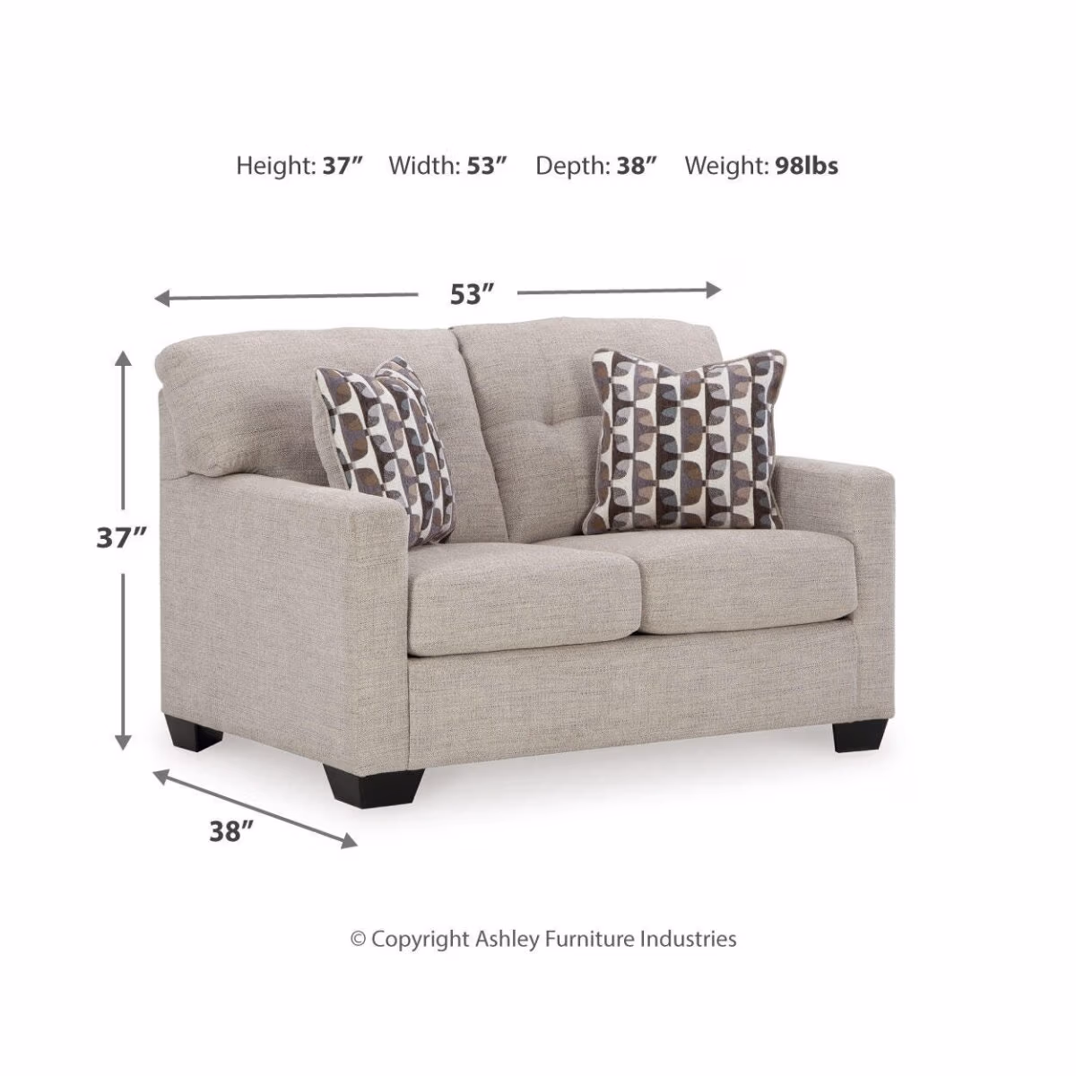 Mahoney Loveseat - Image 7